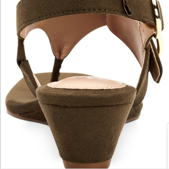 ALFANI STEP N FLEX TATUMM THONG WEDGE SANDALS 5M - Picture 4 of 7